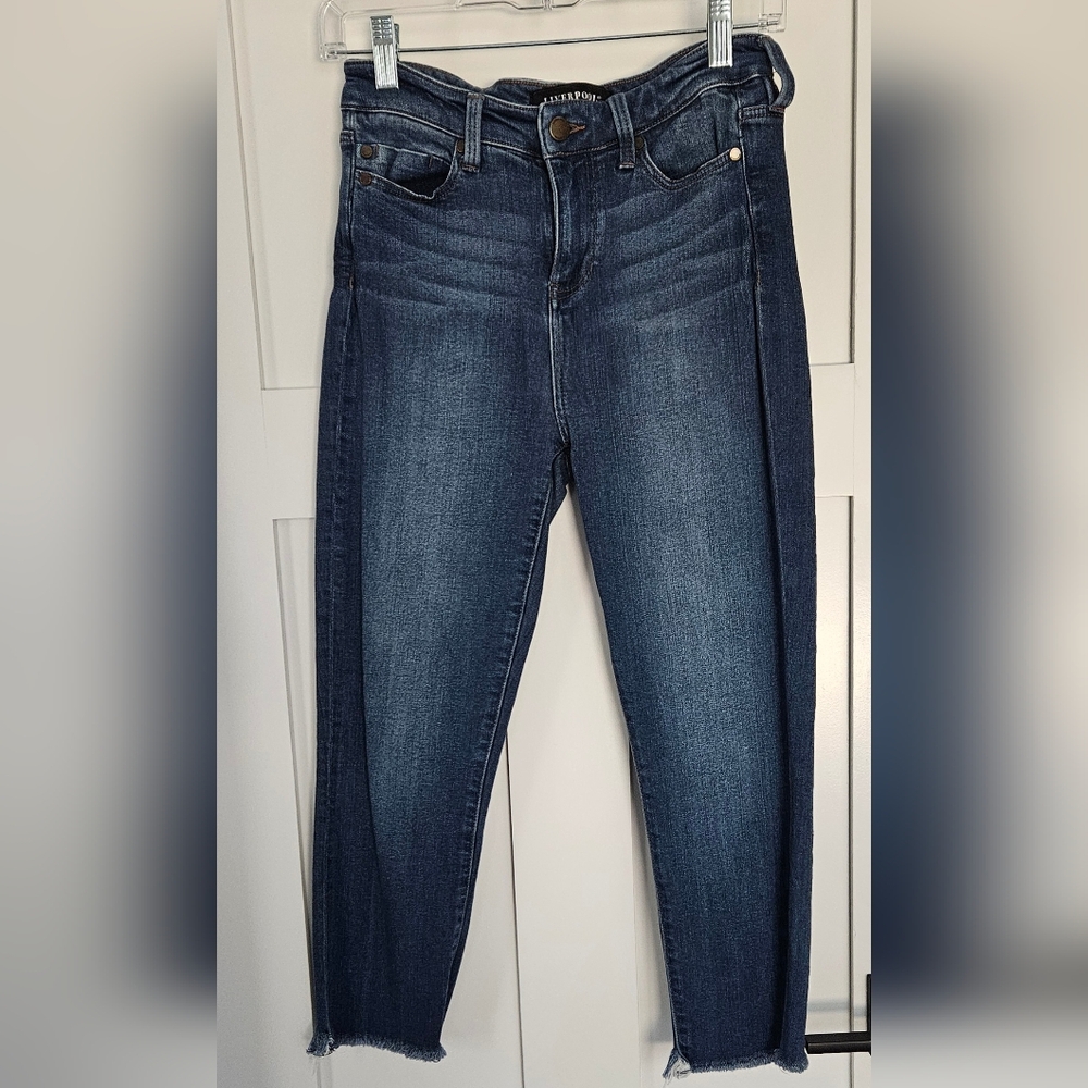 Liverpool skinny cropped jeans
